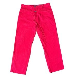 Marithe Francois Girbaud red jeans size 40